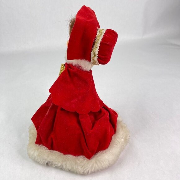Vintage Christmas Caroler Musical Doll Animated Wind Up Made in Japan - Picture 6 of 11